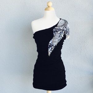 CARIBBEAN QUEEN Black Dress Size M